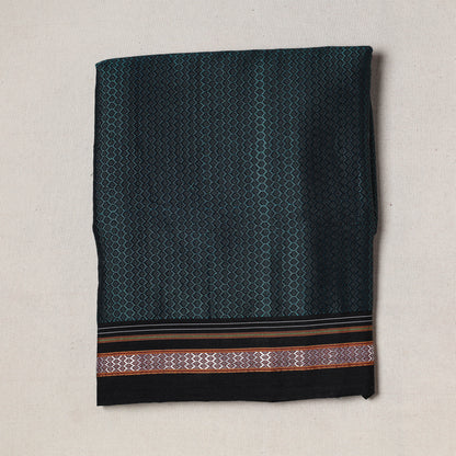 Green - Karnataka Khun Weave Cotton Precut Fabric (2.6 meter)