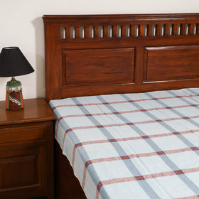 Handloom Cotton Single Bedsheet (90 x 60 in) 271