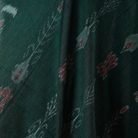 Green - handloom cotton sambalpuri ikat fabric 08