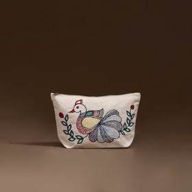 Madhubani Handpainted Utility Pouch 41
