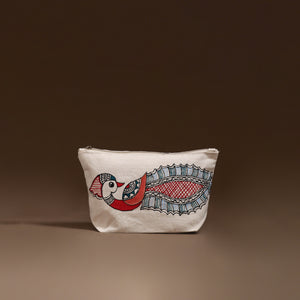 Madhubani Handpainted Utility Pouch 42