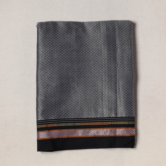Grey - Karnataka Khun Weave Cotton Precut Fabric (1.9 meter)