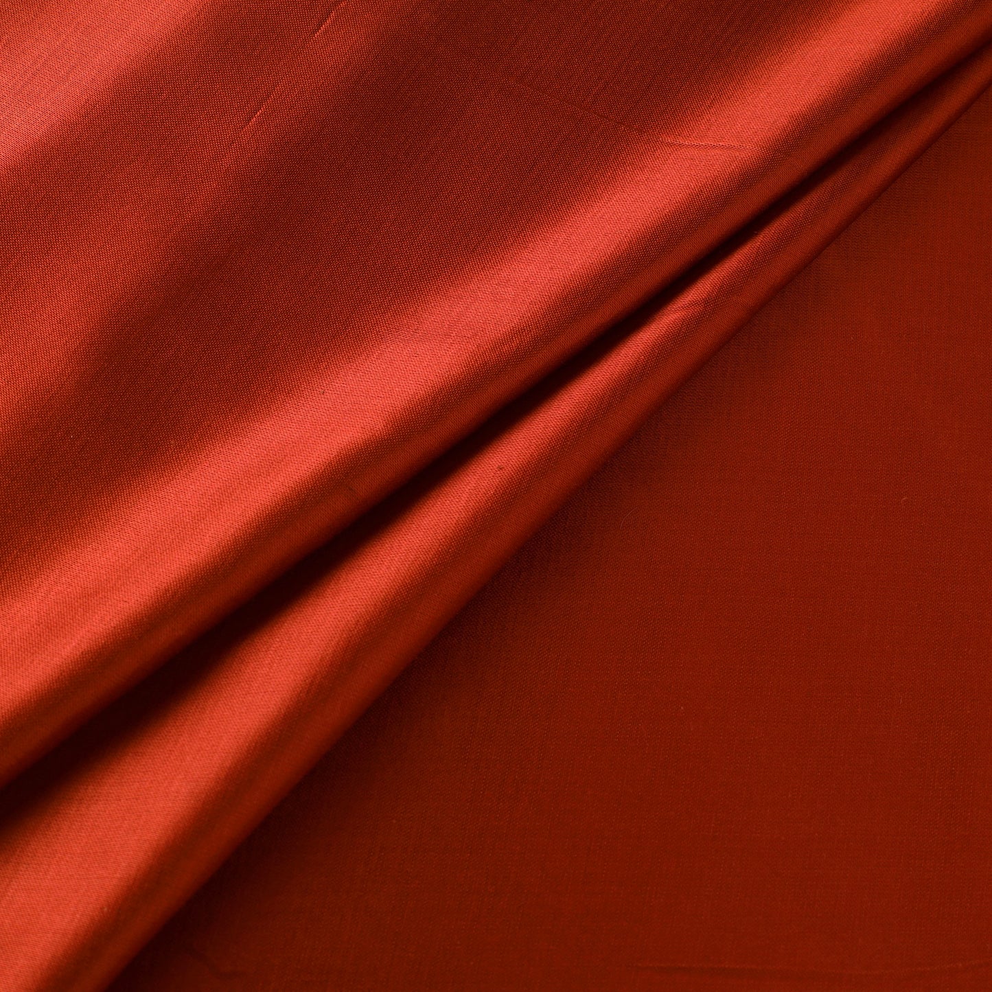Brown Mashru Silk Plain Dyed Fabric (Width - 46 in)