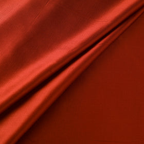 Brown Mashru Silk Plain Dyed Fabric (Width - 46 in)