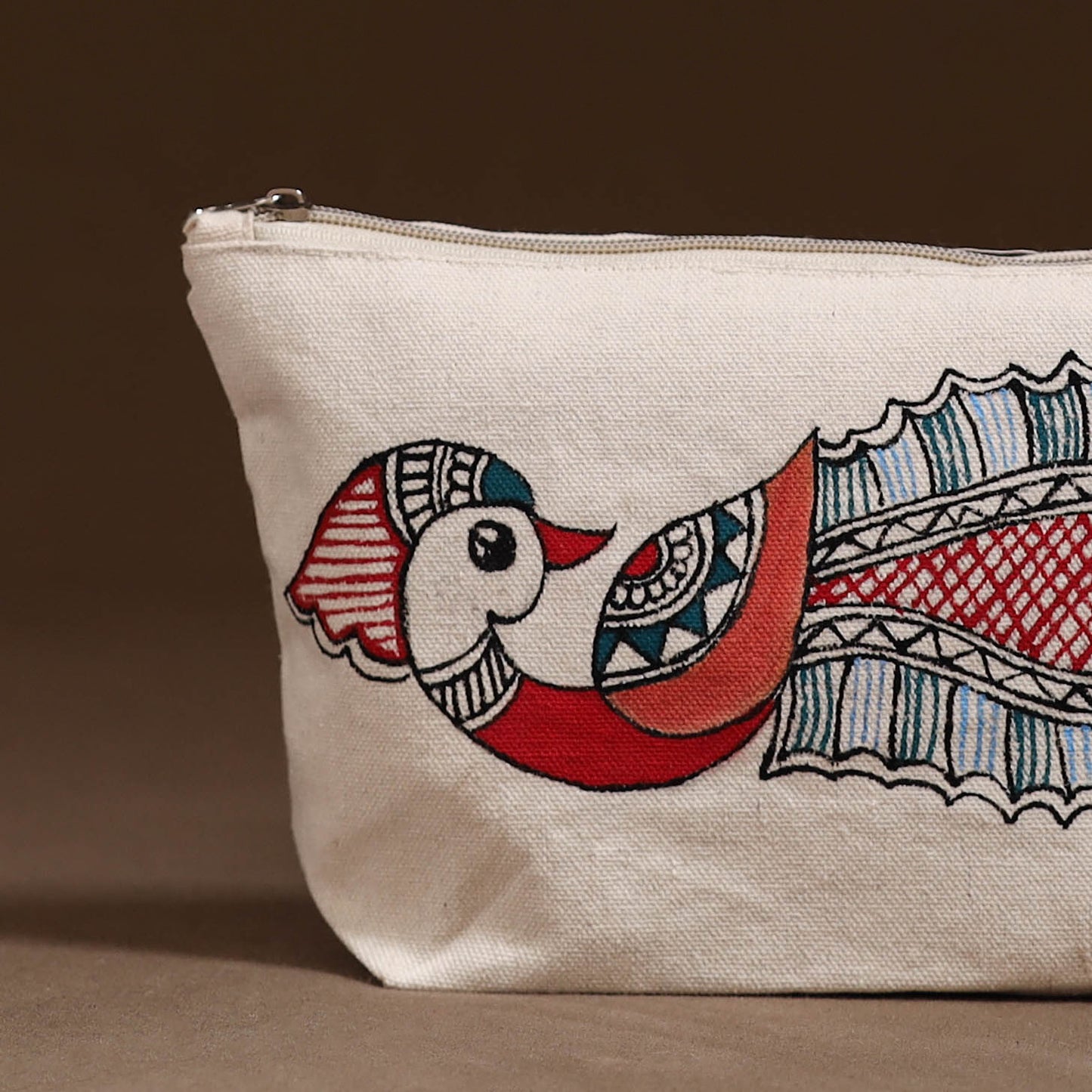 Madhubani Handpainted Utility Pouch 42