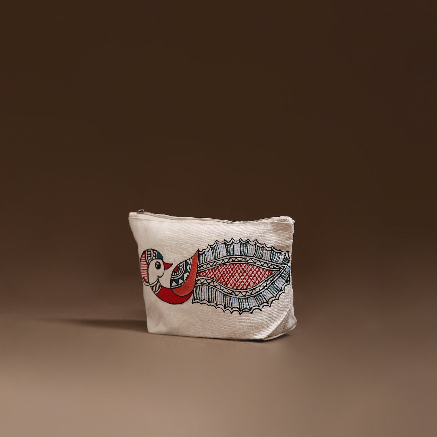 Madhubani Handpainted Utility Pouch 42