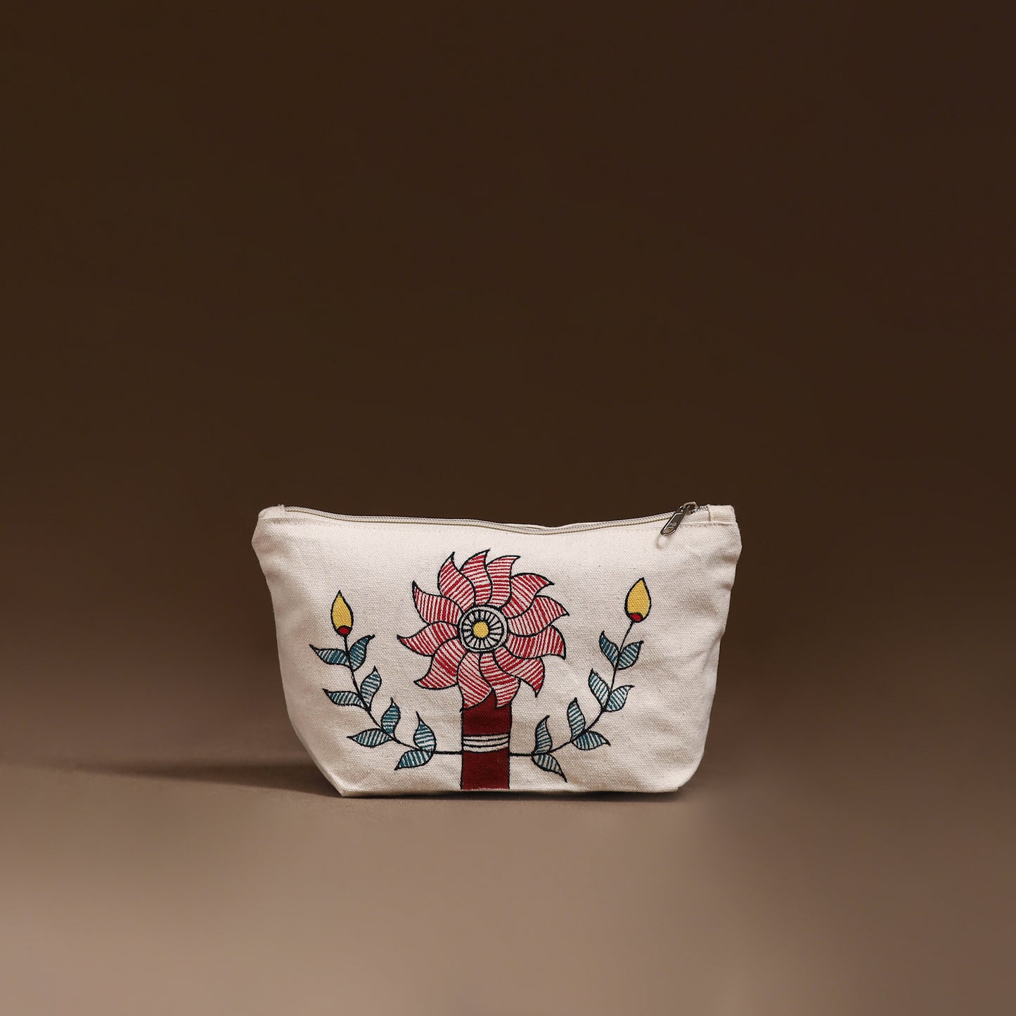 Madhubani Handpainted Utility Pouch 43