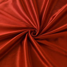 Brown Mashru Silk Plain Dyed Fabric (Width - 46 in)