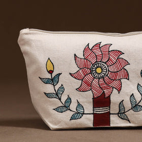 Madhubani Handpainted Utility Pouch 43