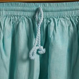 Blue - cotton hand embroidery chikankari short 20