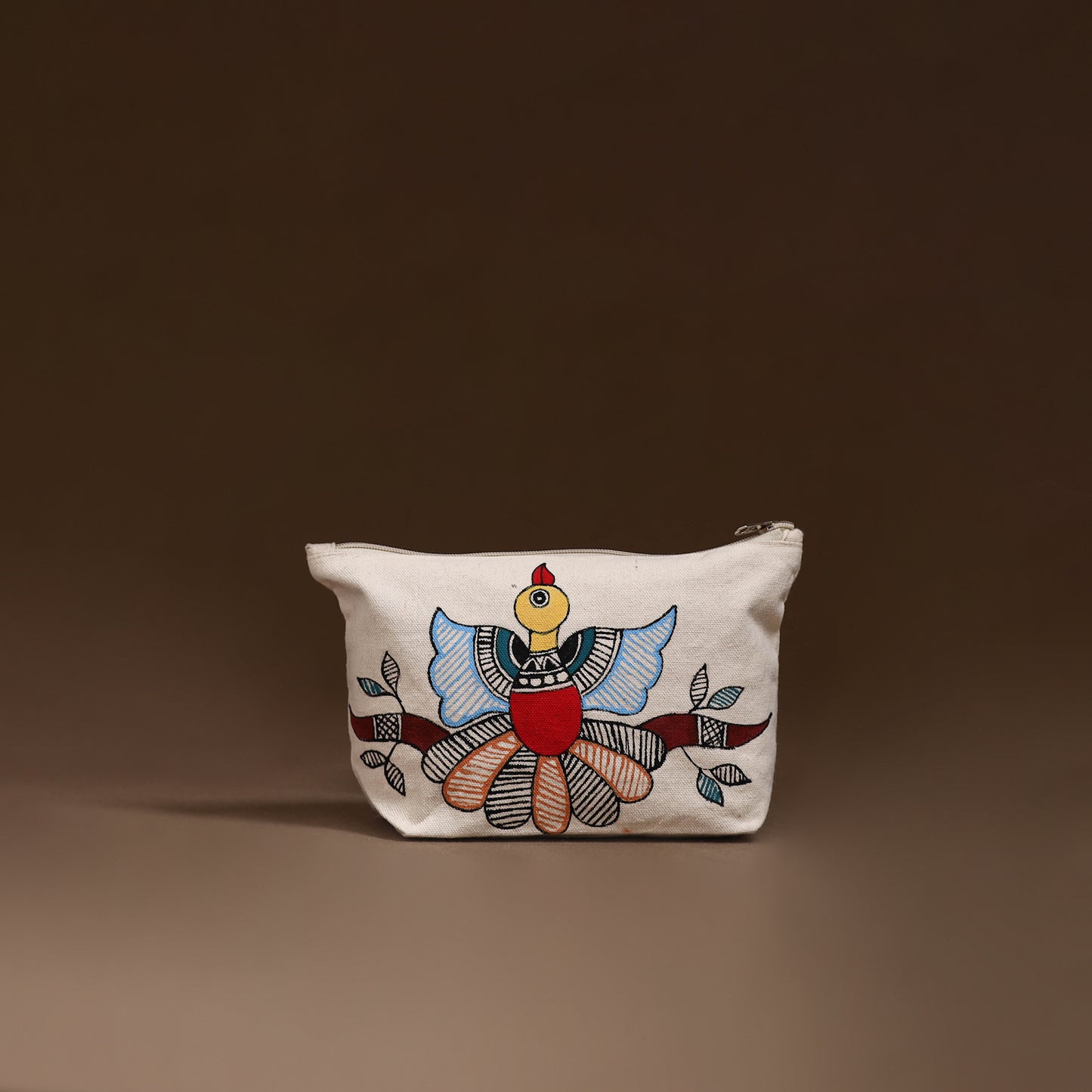 Madhubani Handpainted Utility Pouch 44