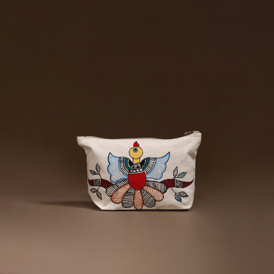 Madhubani Handpainted Utility Pouch 44