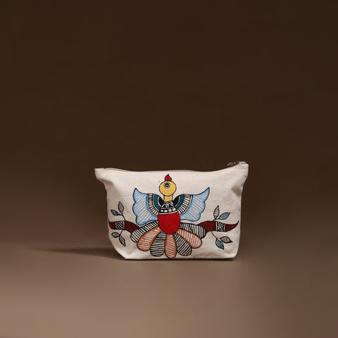 Madhubani Handpainted Utility Pouch 44