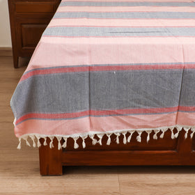 Handloom Cotton Single Bedsheet (90 x 60 in) 275