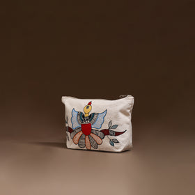Madhubani Handpainted Utility Pouch 44