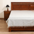 Handloom Cotton Single Bedsheet (90 x 60 in) 276
