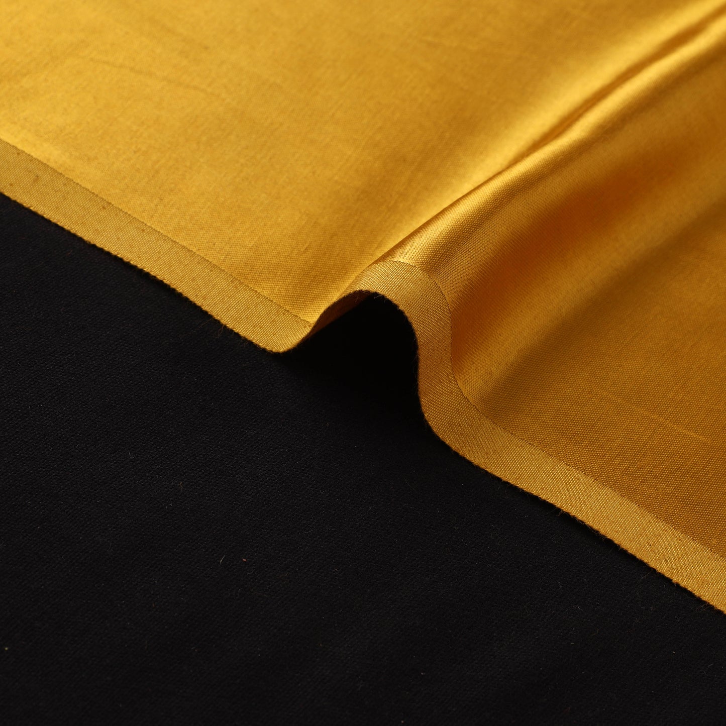 Green - Pure Mashru Silk Plain Fabric (Width - 46 in) 07
