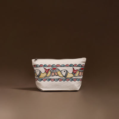 Madhubani Handpainted Utility Pouch 46