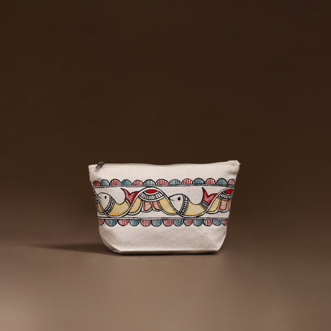 Madhubani Handpainted Utility Pouch 46