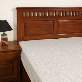 Handloom Cotton Single Bedsheet (90 x 60 in) 276