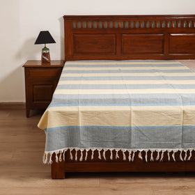 Handloom Cotton Single Bedsheet (90 x 60 in) 277