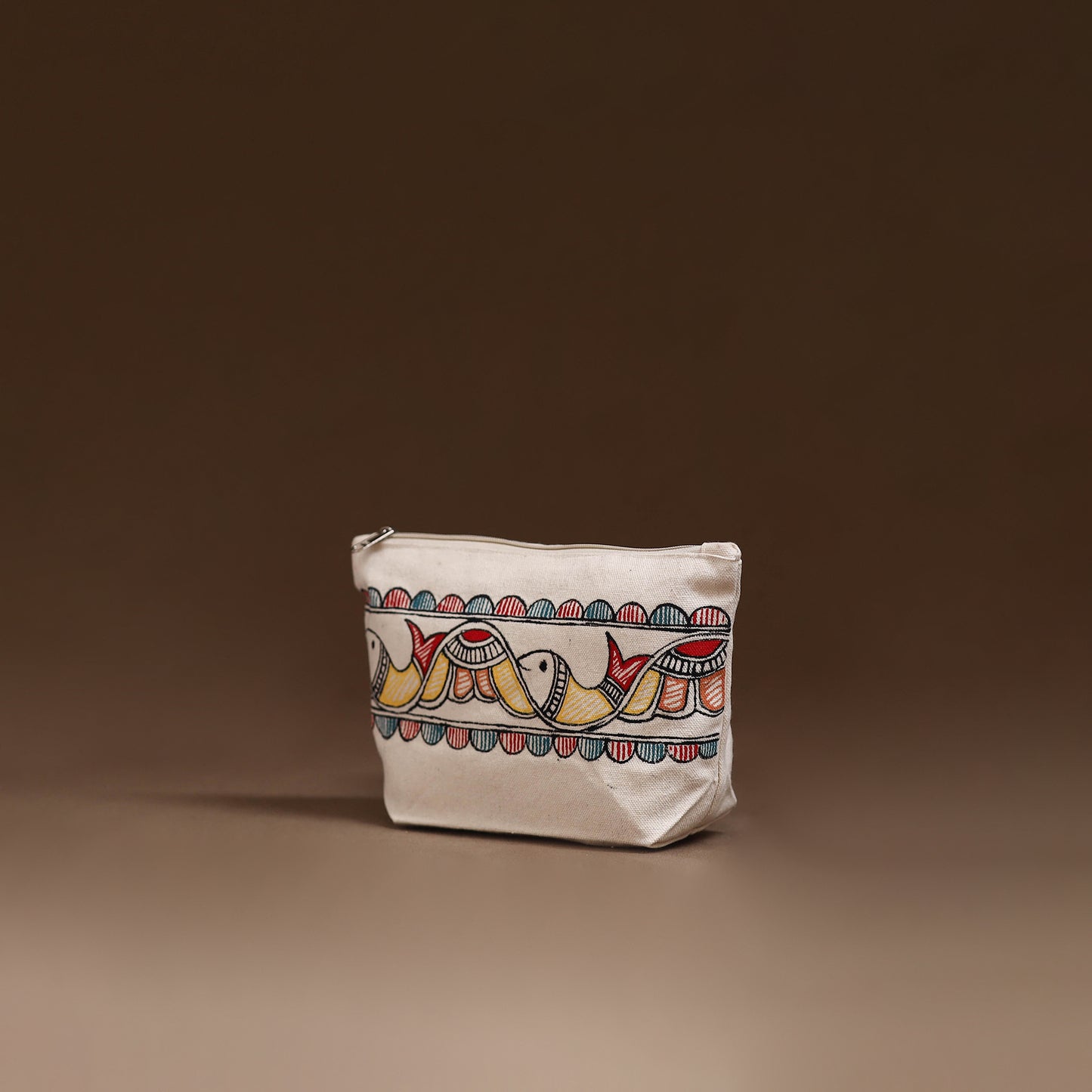 Madhubani Handpainted Utility Pouch 46