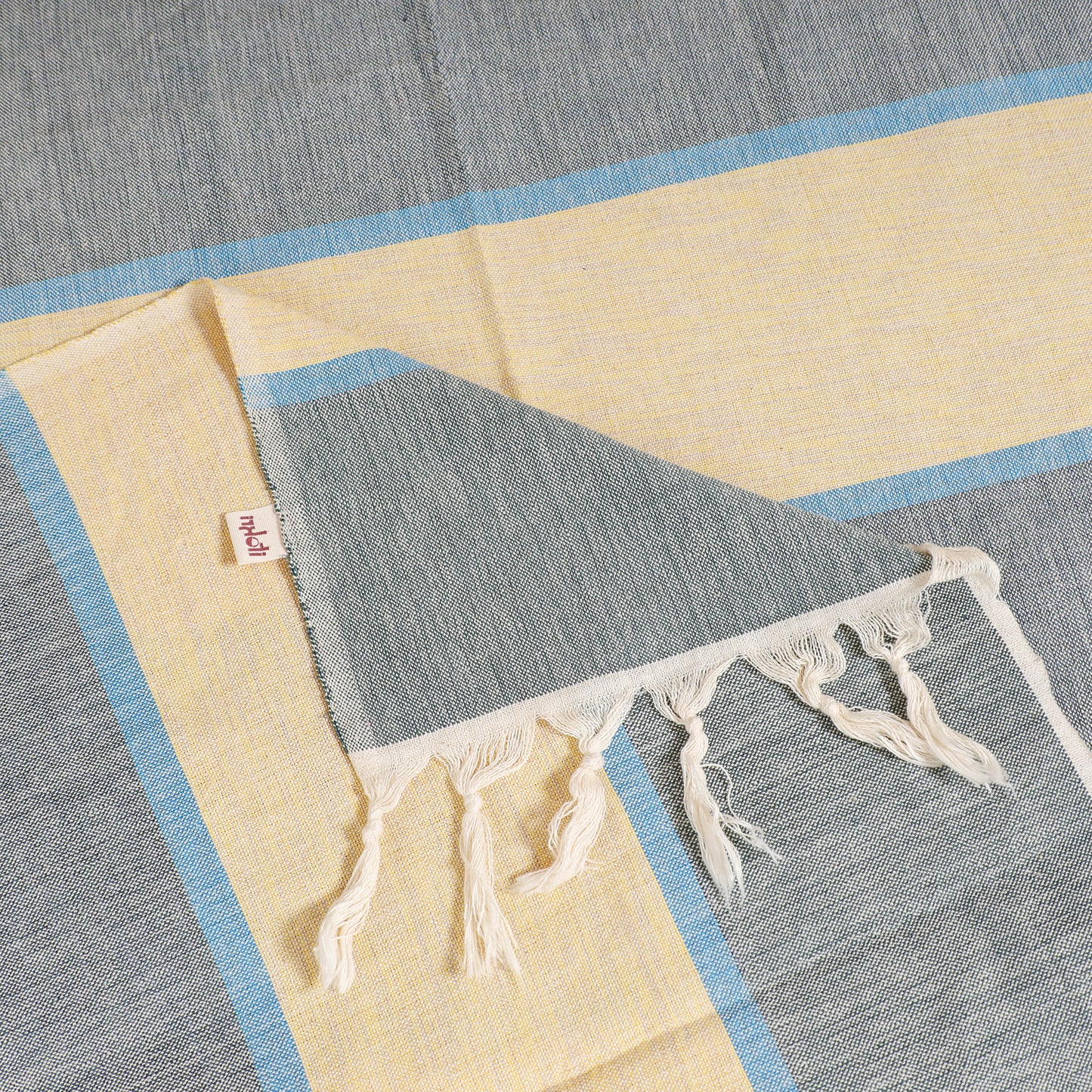 Handloom Cotton Single Bedsheet (90 x 60 in) 277