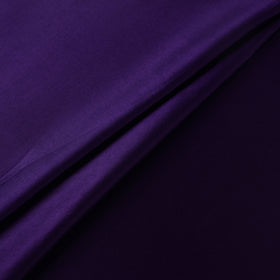 Blue - Pure Mashru Silk Plain Fabric (Width - 46 in)