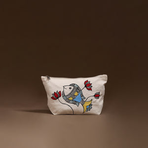Madhubani Handpainted Utility Pouch 47