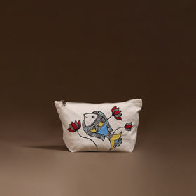 Madhubani Handpainted Utility Pouch 47