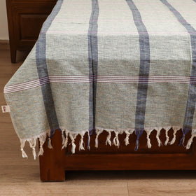 Handloom Cotton Single Bedsheet (90 x 60 in) 278
