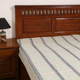 Handloom Cotton Single Bedsheet (90 x 60 in) 278