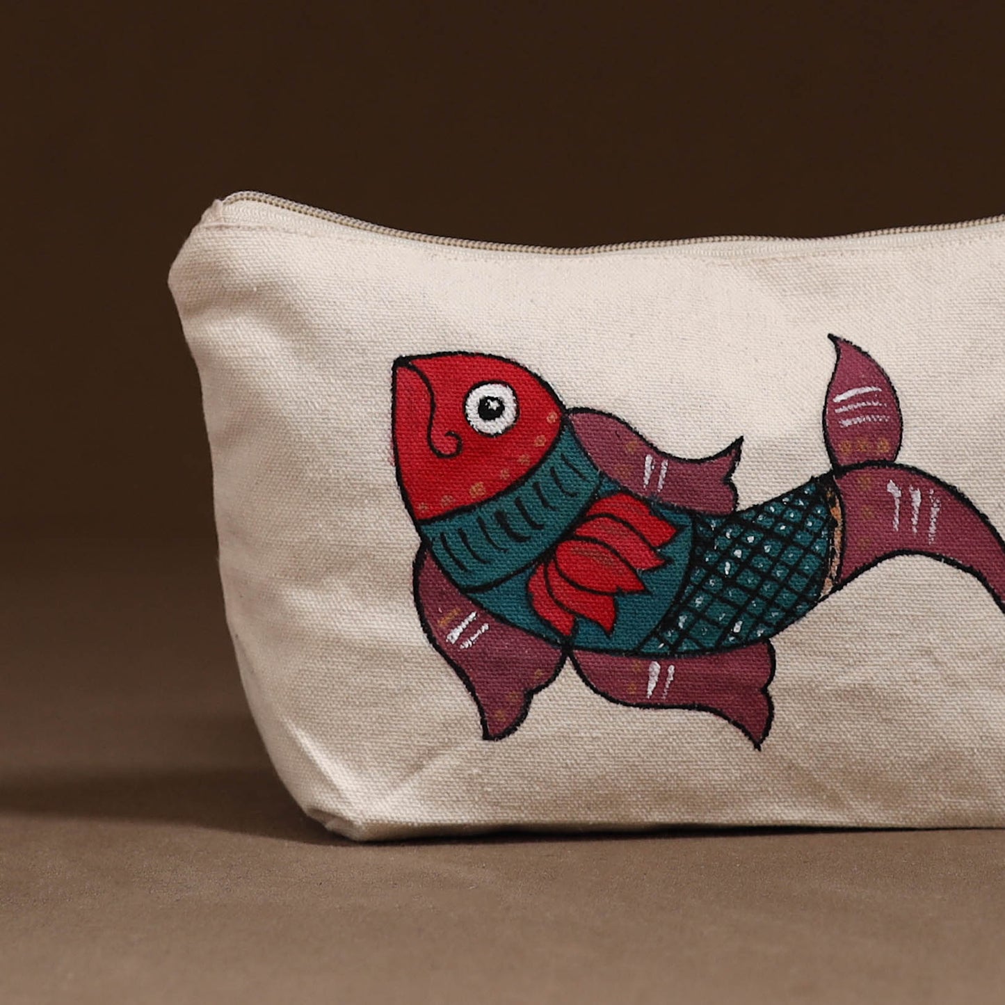 Madhubani Handpainted Utility Pouch 48