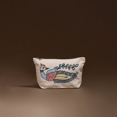 Madhubani Handpainted Utility Pouch 49