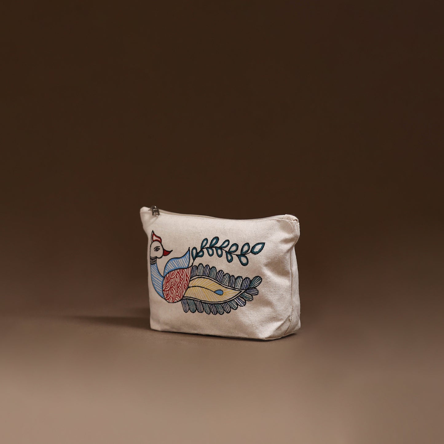 Madhubani Handpainted Utility Pouch 49