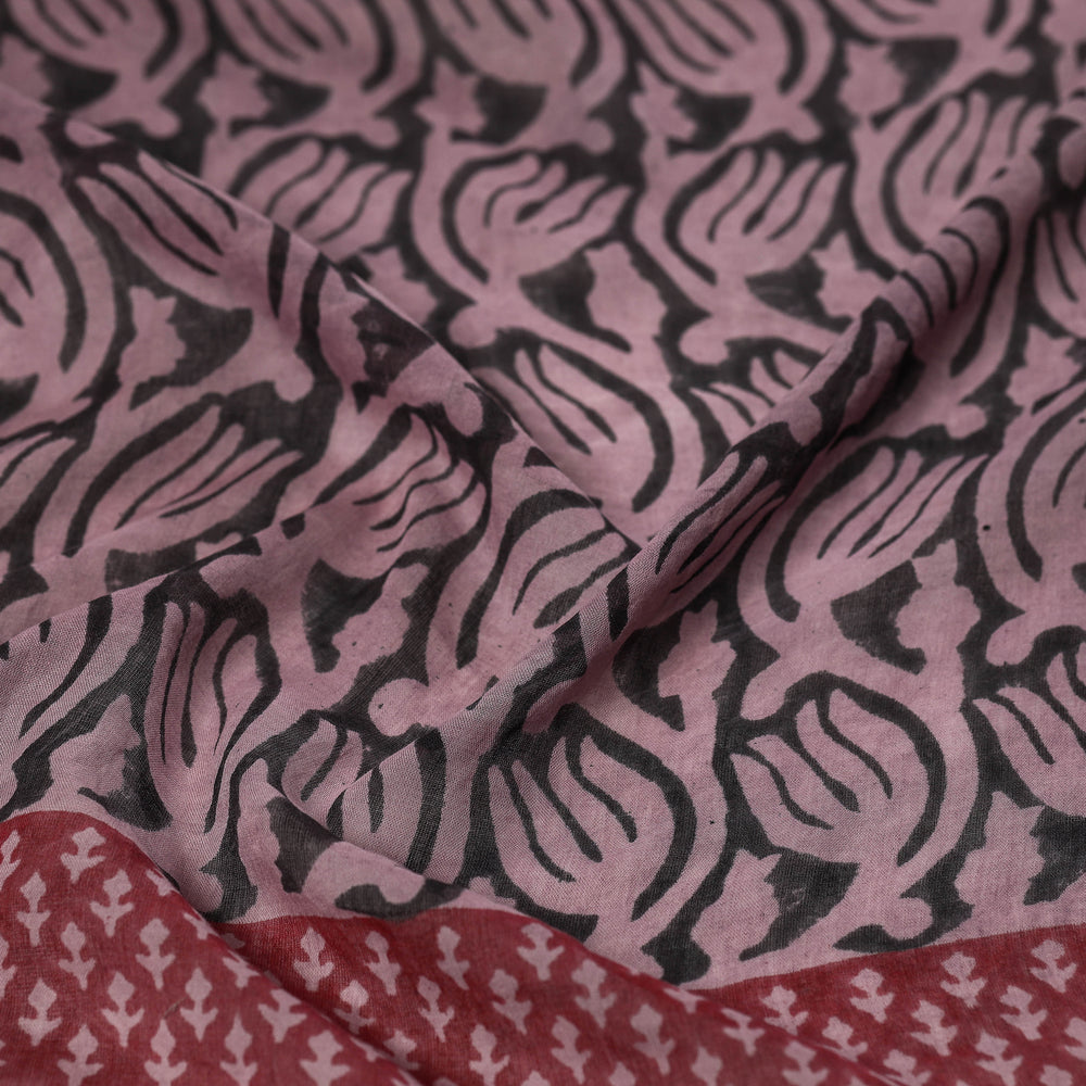 Block Printed Cotton Scarf
