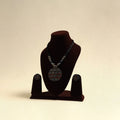 Handcrafted Wooden Beads Fabart Necklace Set 46