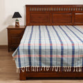 Handloom Cotton Single Bedsheet (90 x 60 in) 282