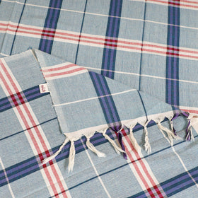 Handloom Cotton Single Bedsheet (90 x 60 in) 282