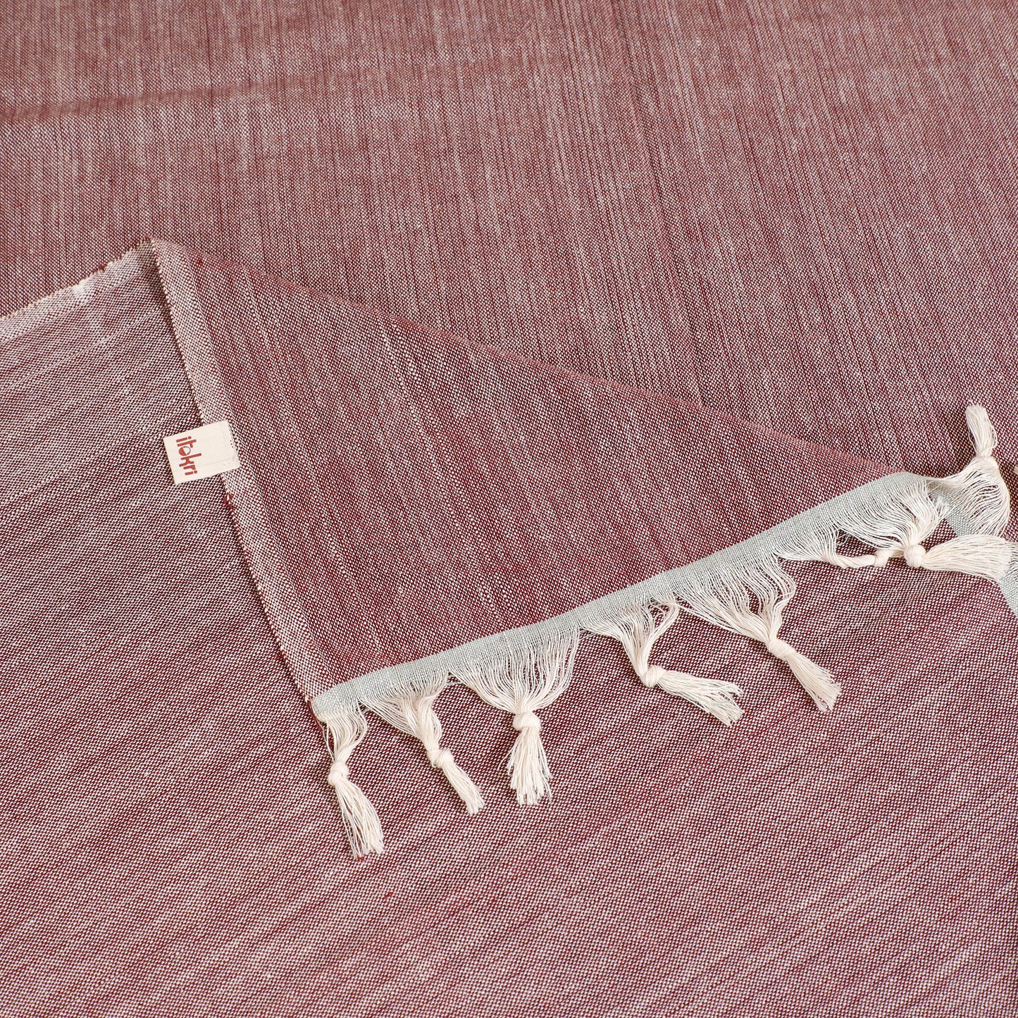 Handloom Cotton Single Bedsheet (90 x 60 in) 283