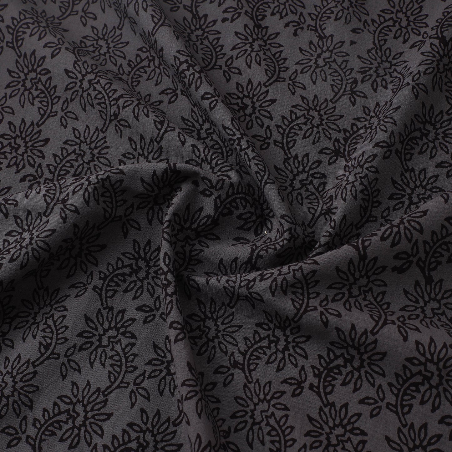 Bagh Hand Block Print Natural Dyed Cotton Fabric 01