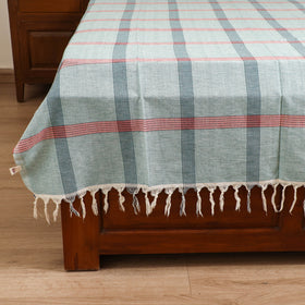 Handloom Cotton Single Bedsheet (90 x 60 in) 284