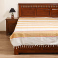 Handloom Cotton Single Bedsheet (90 x 60 in) 285