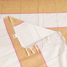 Handloom Cotton Single Bedsheet (90 x 60 in) 285