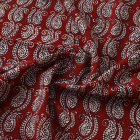 Bagh Hand Block Print Natural Dyed Cotton Fabric 04