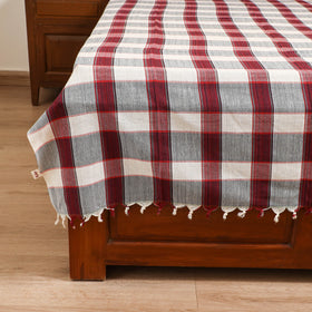 Handloom Cotton Single Bedsheet (90 x 60 in) 286