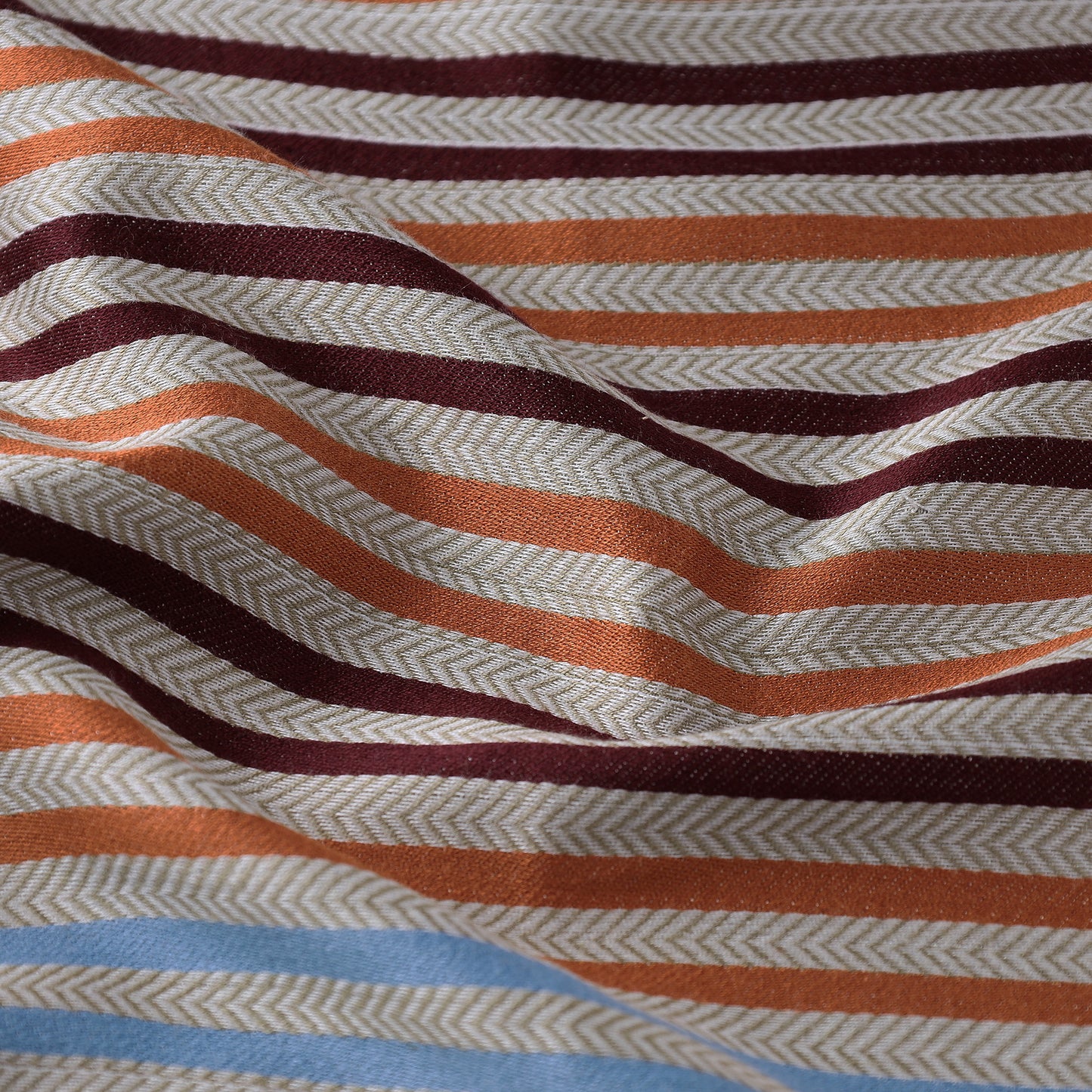 Multicolor - Pure Handloom Mashru Silk Cotton Fabric