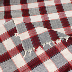 Handloom Cotton Single Bedsheet (90 x 60 in) 286