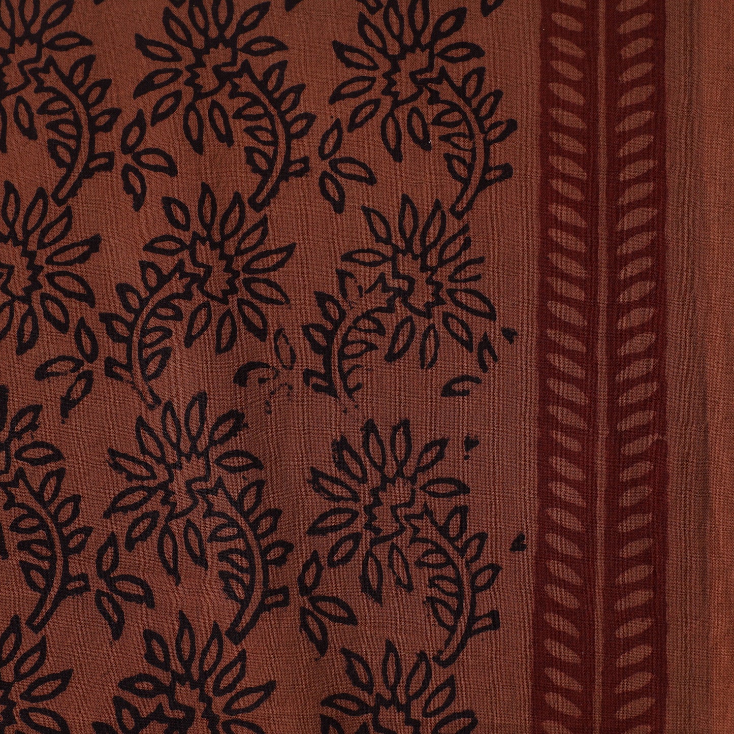 Bagh Hand Block Print Natural Dyed Cotton Fabric 05