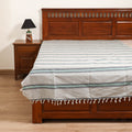 Handloom Cotton Single Bedsheet (90 x 60 in) 287